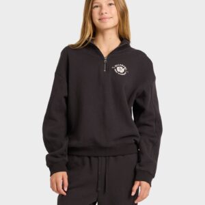 Girls 6-16 Paradise Half Zip Crew Neck
