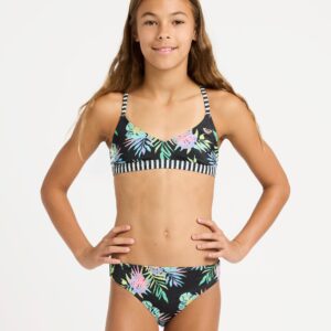 Girls 6-16 Roxy Active Athletic Tri Set Two Piece Girls 6-16 Roxy Active Athletic Tri Set Two Piece