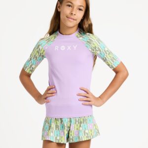 Girls 6-16 Roxy Active RG Lycra Rash Vest