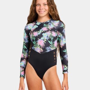 Girls 6-16 Roxy Active RG Onesie Rash Vest