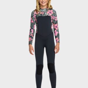 Girls 8-16 4/3mm Swell Natural Back Zip Wetsuit Girls 8-16 4/3mm Swell Natural Back Zip Wetsuit