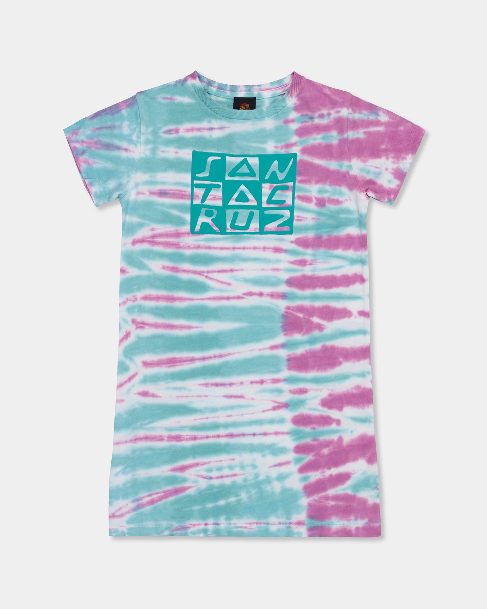 Girls 8-16 Checker Block Mini Dress