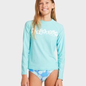 Girls 8-16 Heat Wave Long Sleeve Rash Vest