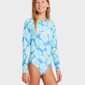 Girls 8-16 Long Sleeve Bodysuit Rash Vest