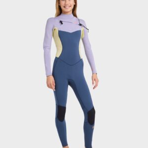 Girls 8-16 Synergy Chest Zip Long Sleeve Fullsuit