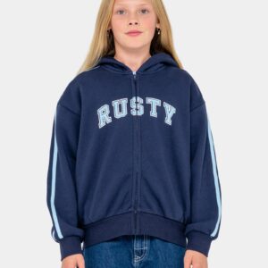Girls 8-16 Team Varsity Zip Up Hoodie
