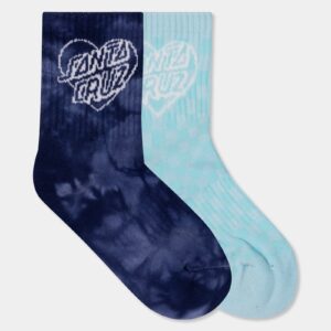 Girls Dot Hollow 2 Pack Crew Socks Girls Dot Hollow 2 Pack Crew Socks