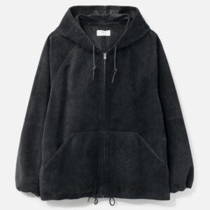 Goat Suede Hooded Jacket