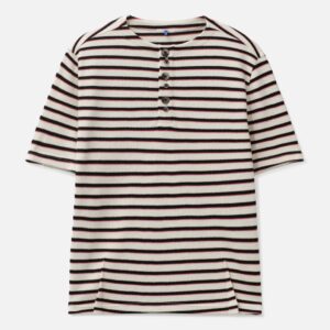 Henley Neck T-Shirt Product. 23