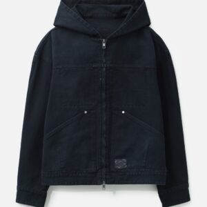 Hood Dyed Denim Jacket