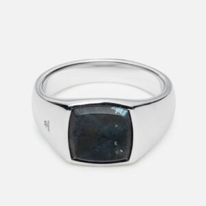 Kay Ring Black Larvikite Kay Ring Black Larvikite