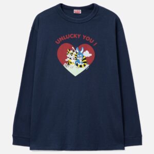 'KENZO Cartoon' Outlined Relax Long Sleeve T-Shirt 'KENZO Cartoon' Outlined Relax Long Sleeve T-Shirt