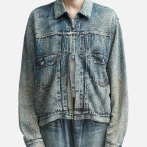 Knit Denim Jacket