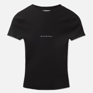 Knit Logo Short Sleeves T-Shirt