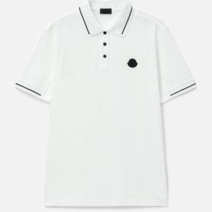 Logo Patch Cotton Polo Shirt