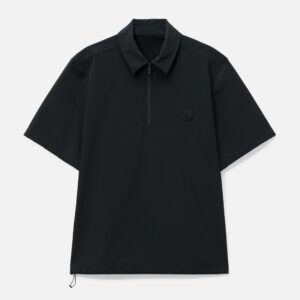 Logo Short Sleeve Half-Zip Shirt