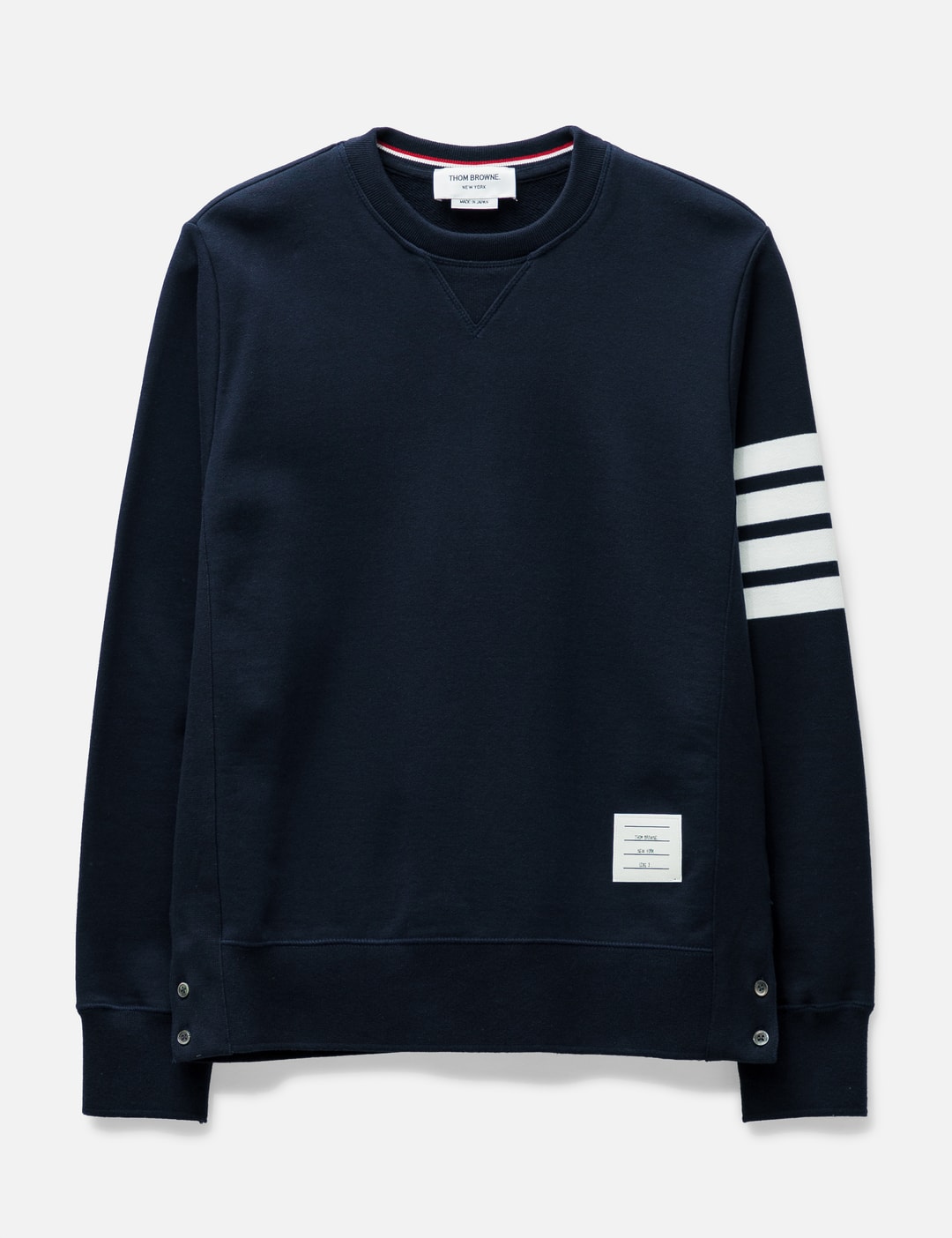 Loopback Jersey Knit 4-Bar Crewneck Sweatshirt