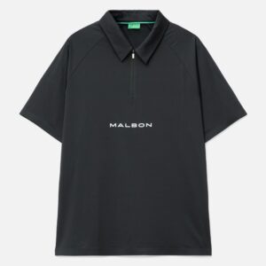 Malbon Performance Zip Raglan Polo