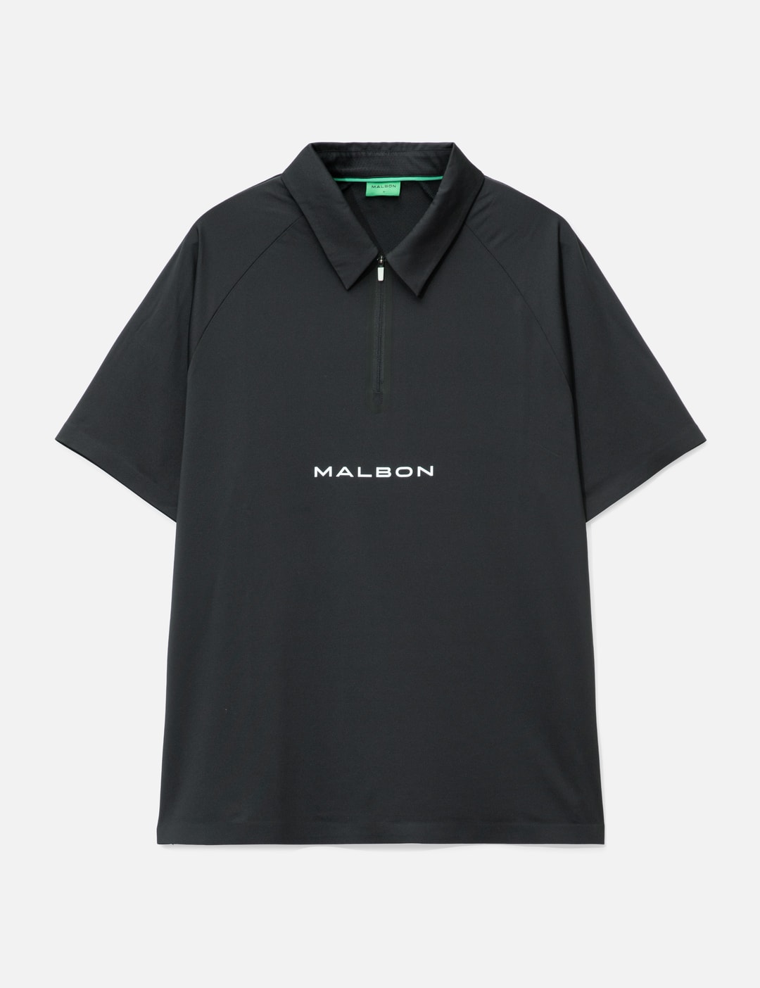 Malbon Performance Zip Raglan Polo