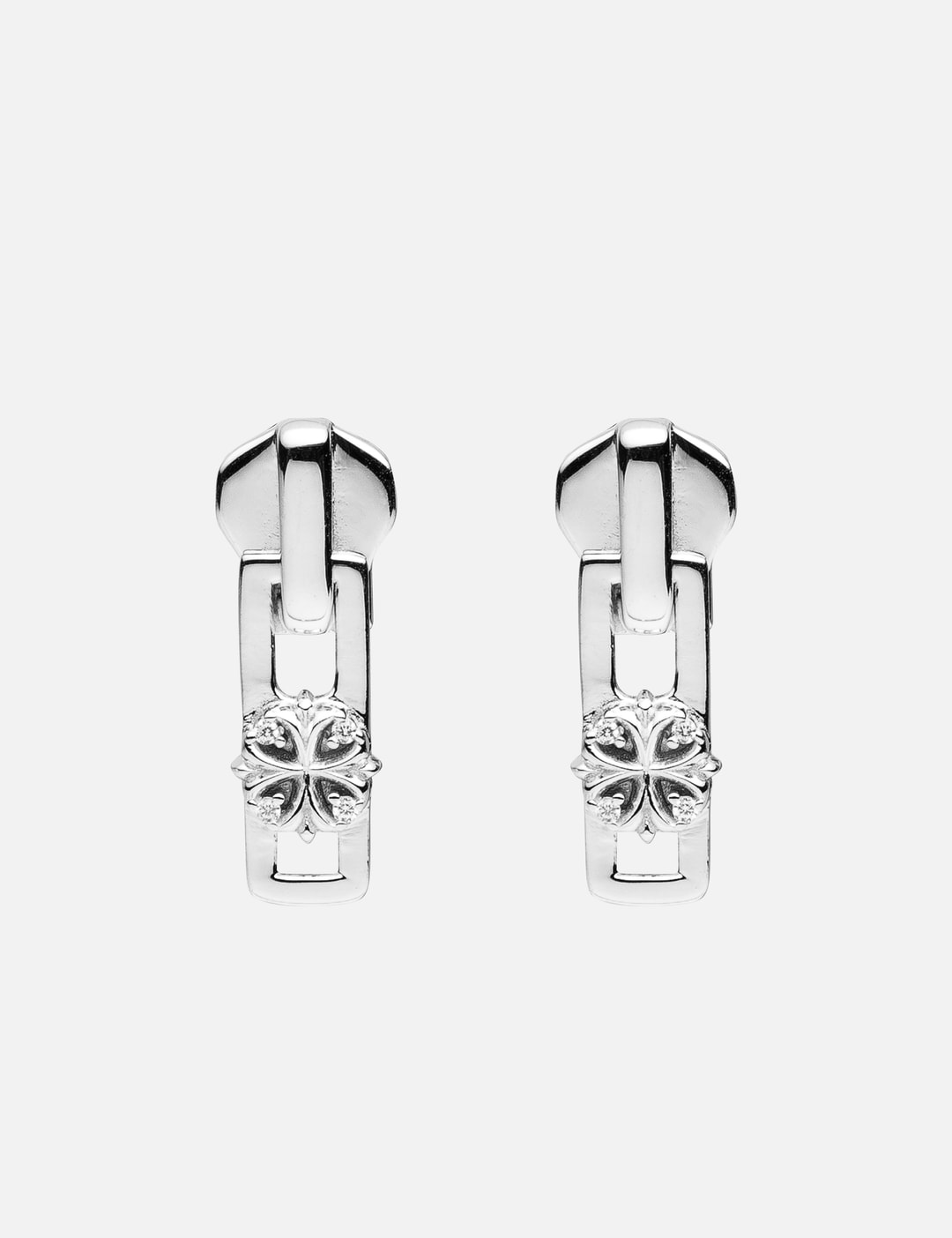 Maltese Cross Quadruplets Zipper Puller Earrings