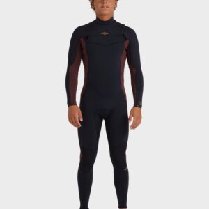 Mens 4/3Mm Absolute Natural Chest Zip Long Sleeve Fullsuit