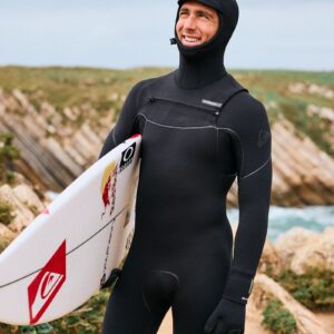 Mens 5/4/3 Marathon Sessions Hooded Chest Zip Wetsuit