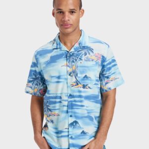 Mens Beach Club Short Sleeve Shirt