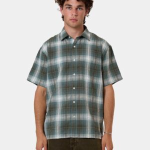 Mens Cheap Thrills Check Short Sleeve Shirt