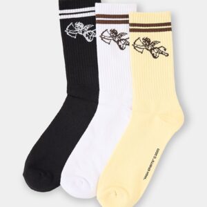 Mens Cherub 3 Pack Crew Socks