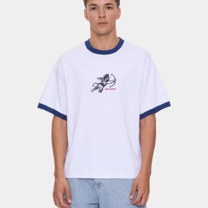 Mens Cherub Oversized Ringer T-Shirt