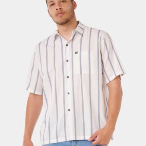 Mens Classic Surf Stripe Short Sleeve Shirt