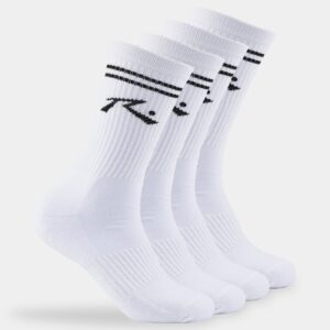 Mens Comp Mid Calf 4 Pack Crew Socks