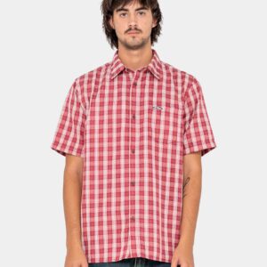 Mens Datsun Check Short Sleeve Shirt