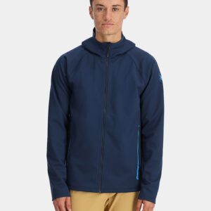 Mens Gridweb Shellfleece Zip Up Hoodie