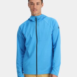 Mens Gridweb Zip Up Hooded Jacket