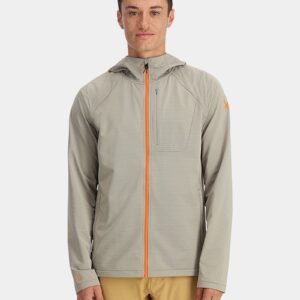 Mens Gridweb Zip Up Hooded Jacket