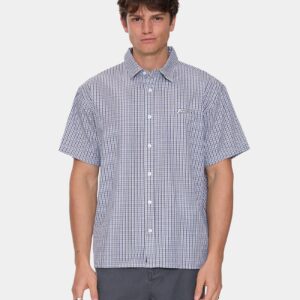 Mens Heavy Voltage Cropped Short Sleeve Shirt