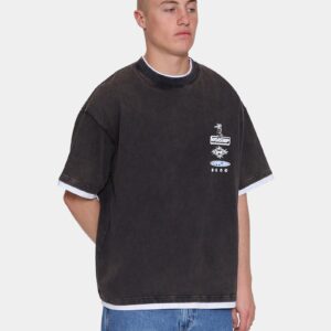 Mens Is This It Cropped Layer T-Shirt