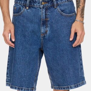 Mens Mid Slacker Relaxed Long Denim Shorts Mens Mid Slacker Relaxed Long Denim Shorts