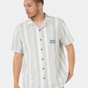Mens Mod Cali Stripe Short Sleeve Shirt