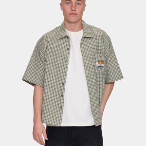 Mens On Leave Cropped Short Sleeve Shirt