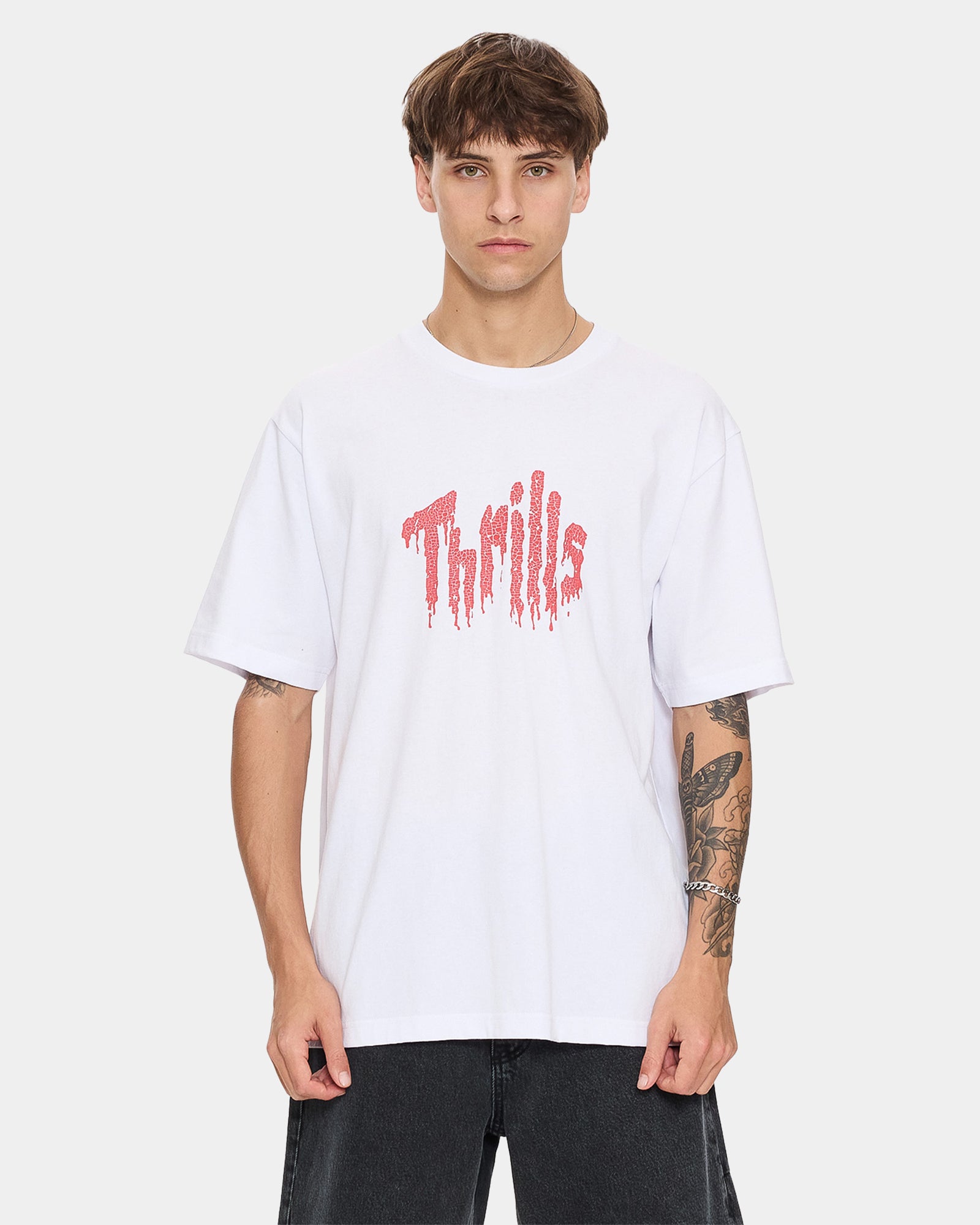 Mens Once Bitten Twice Shy Oversized T-Shirt