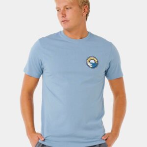 Mens Pacific Rinse Stacked T-Shirt