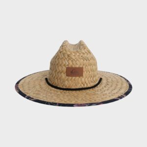 Mens Pierside Print Straw Hat Mens Pierside Print Straw Hat