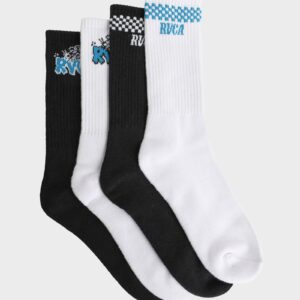 Mens RVCA Seasonal Crew Socks