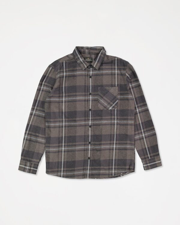 Mens Scribe Plaid Long Sleeve Shirt