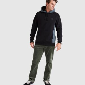 Mens Single Stone Lined Pullover Hoodie