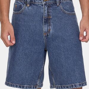 Mens Slacker Mid Denim Shorts