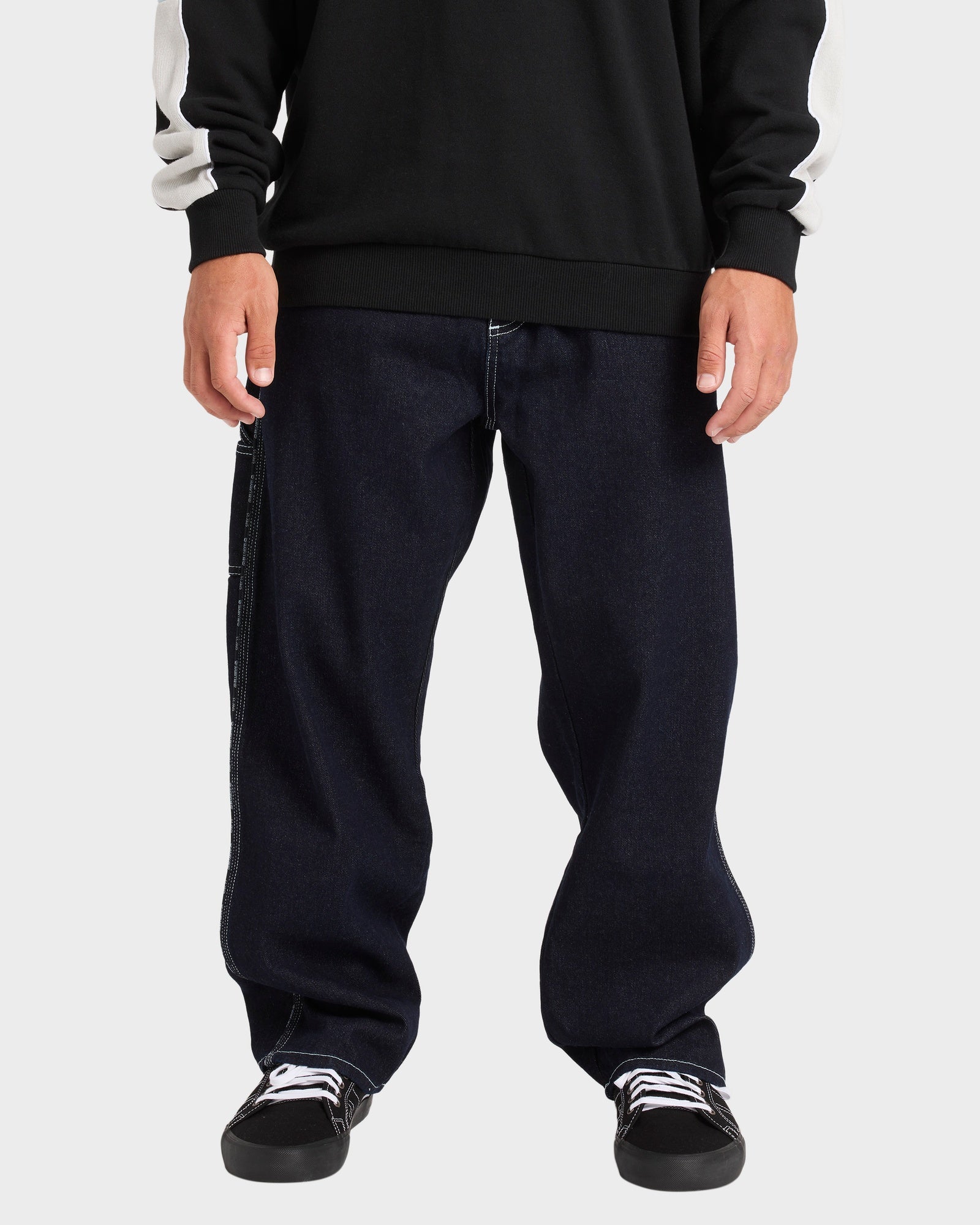 Mens Spec 73 Chrome Baggy Denim Pants