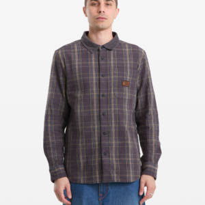Mens Stonevise Plaid Long Sleeve Shirt